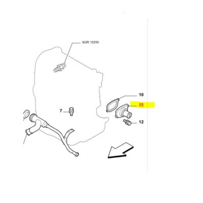 Original FCA Stellantis THERMOSTAT 7589135