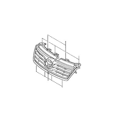 Original TOYOTA RAV4 Kühlergrill Radiator 5310142361